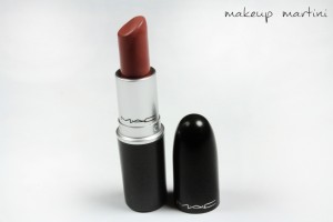 mac taupe lipstick open