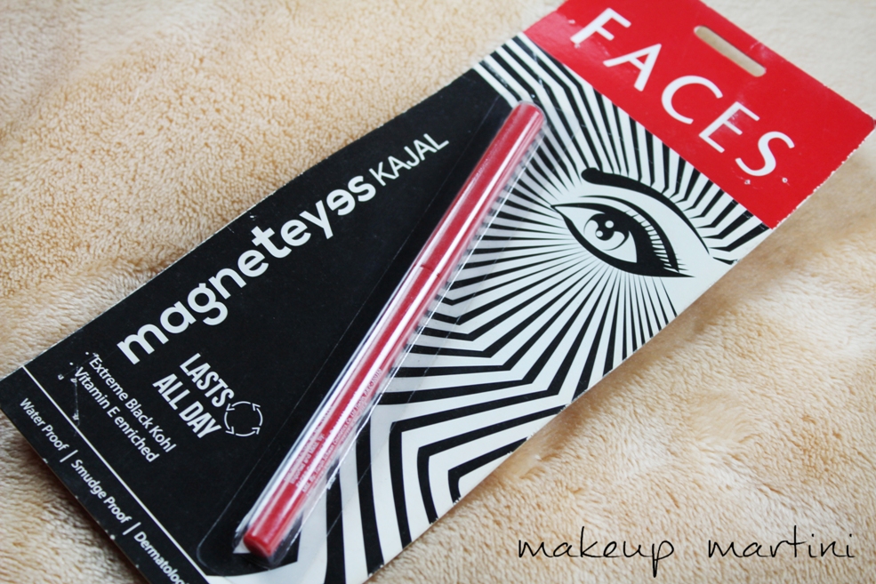 Faces Magneteyes Kajal Review and Swatches
