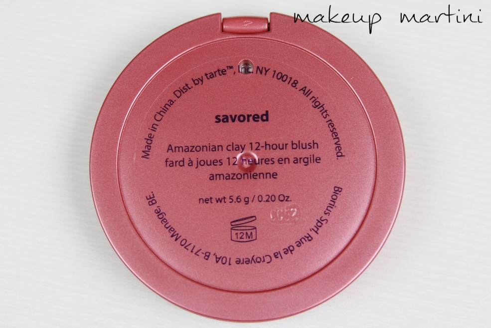 Tarte Amazonian Clay 12 Hour Blush in Savored Review (4)