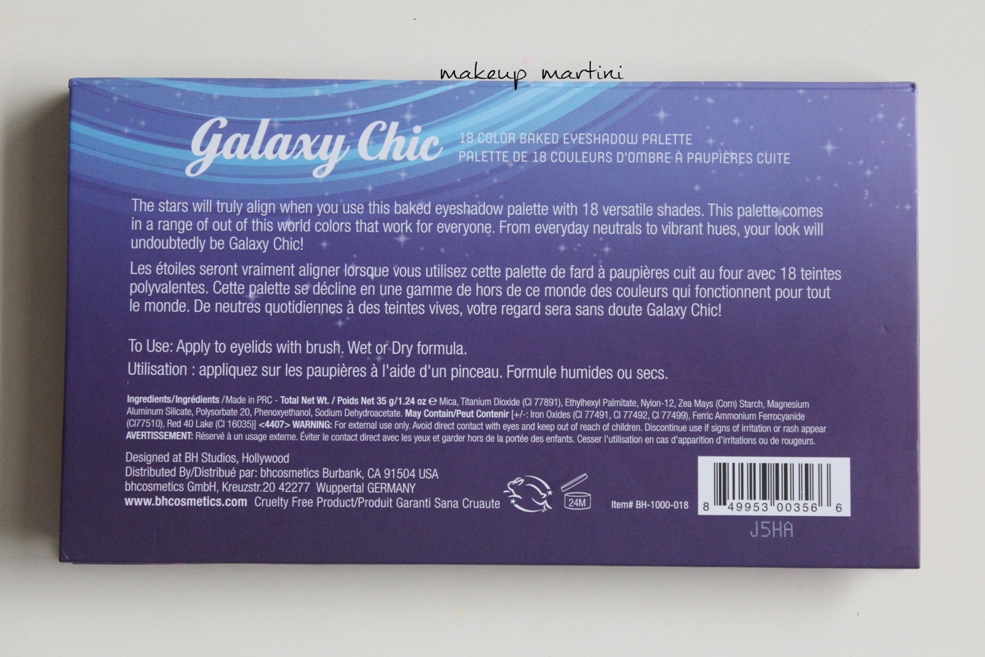 Galaxy Chic Palette Review