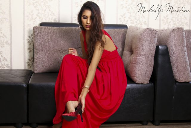 Glam & Flirty Red Maxi Dress
